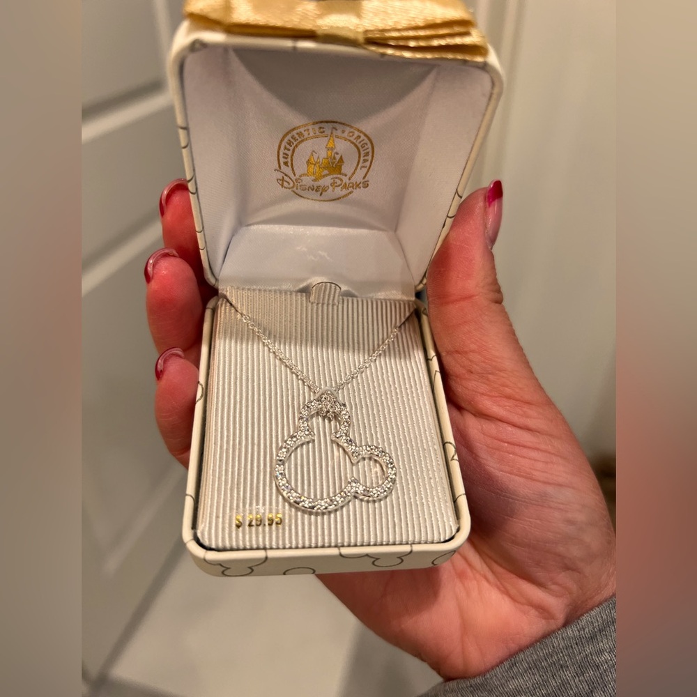 Disney Silver Heart Necklace